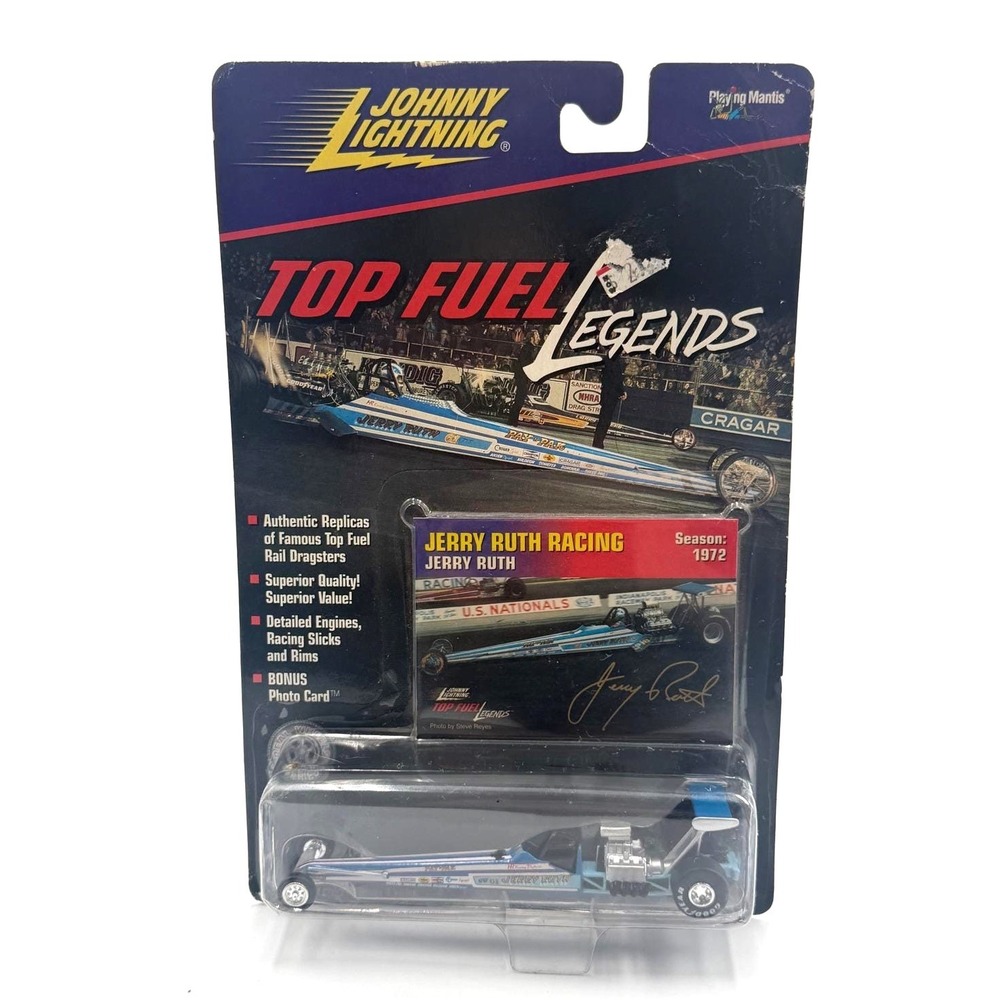 Johnny Lightning Top Fuel Legends Jerry Ruth Racing 1972 Dragster Diecast